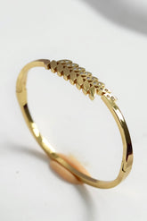 316L- Crystal Leaf Anti-Tarnish Stainless Steel Bracelet