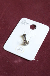 Silver nose pin