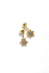 Snowflake CZ Anti-Tarnish Bugadi