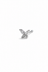 Elegant Matte finish Stainless steel Nose pin - MNP04