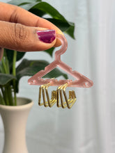 Triangle Gold Hoop Earrings-HE011