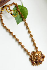 Amritha Meenakshi Antique Long Haram Set - LH014