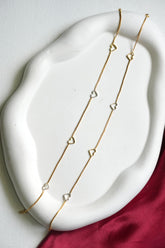 Elegant Love Gold Anklet - GA07