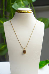 316 L Premium Tiger Eye Anti tarnish Chain - AC12