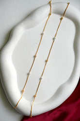Parasparam Design elegant Gold plated Anklet - GA01