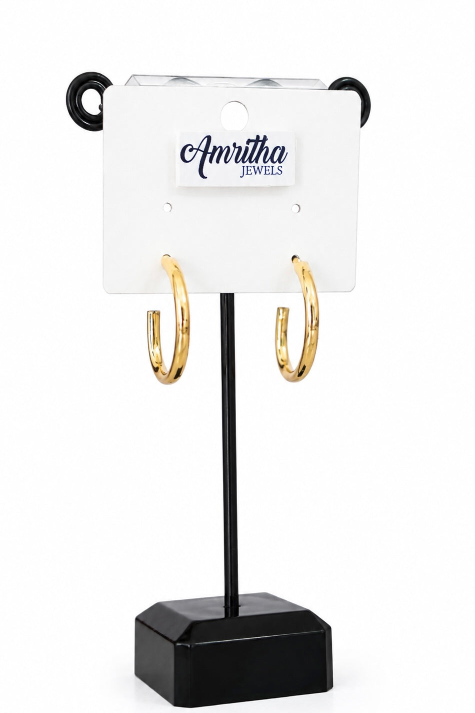 Gold Hoop Earrings -HE010
