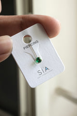 Ruby Drop Nose Pin-NP