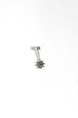 Minimal Snowflake Design Anti tarnish Bugadi
