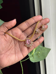 Luxury Teardrop Pendant Necklace - AN01