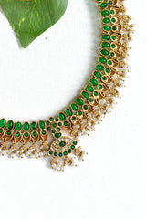 Amritha Varnika Antique Necklace Set - TN008