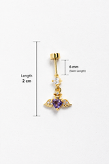 Purple Heart Anti tarnish Bugadi