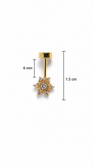 Snowflake CZ Anti-Tarnish Bugadi