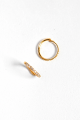 Elegant 316 L Surgical Steel SIDE stone Nose Ring - NR003
