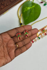 Elegant Lotus Antique Choker Set - TC005