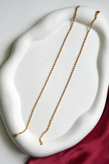 Ball Design Gold plated Anklet - GA04