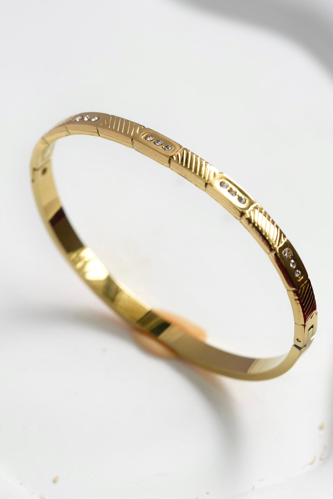 316L-Crystal Luxe Anti-Tarnish Stainless Steel Bracelet