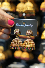 Grand Antique Temple Jhumkas-TJ26