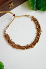 Premium Antique Pearl Temple Choker Set - AN21