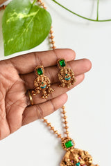 Amritha Divine Lakshmi Long Haram Set - LH004