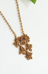 Antique Lakshmi design Long haram Set - LH006