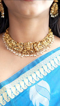 Amritha Kalyani Temple Necklace Set - TN001