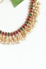 Amritha Kanchana Antique Necklace Set - TN010