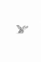 Elegant Matte finish Stainless steel Nose pin - MNP04