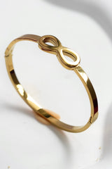316 L Anti-Tarnish Trending Infinity Bracelet – Gold Finish