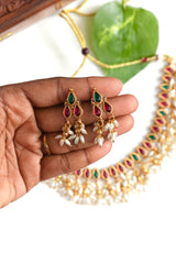 Amritha Kanchana Antique Necklace Set - TN010