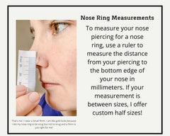 Minimal Plain 316 L Surgical Steel Nose Ring - NR01