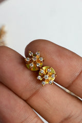 Premium Floral Crystal Necklace Set - AN20