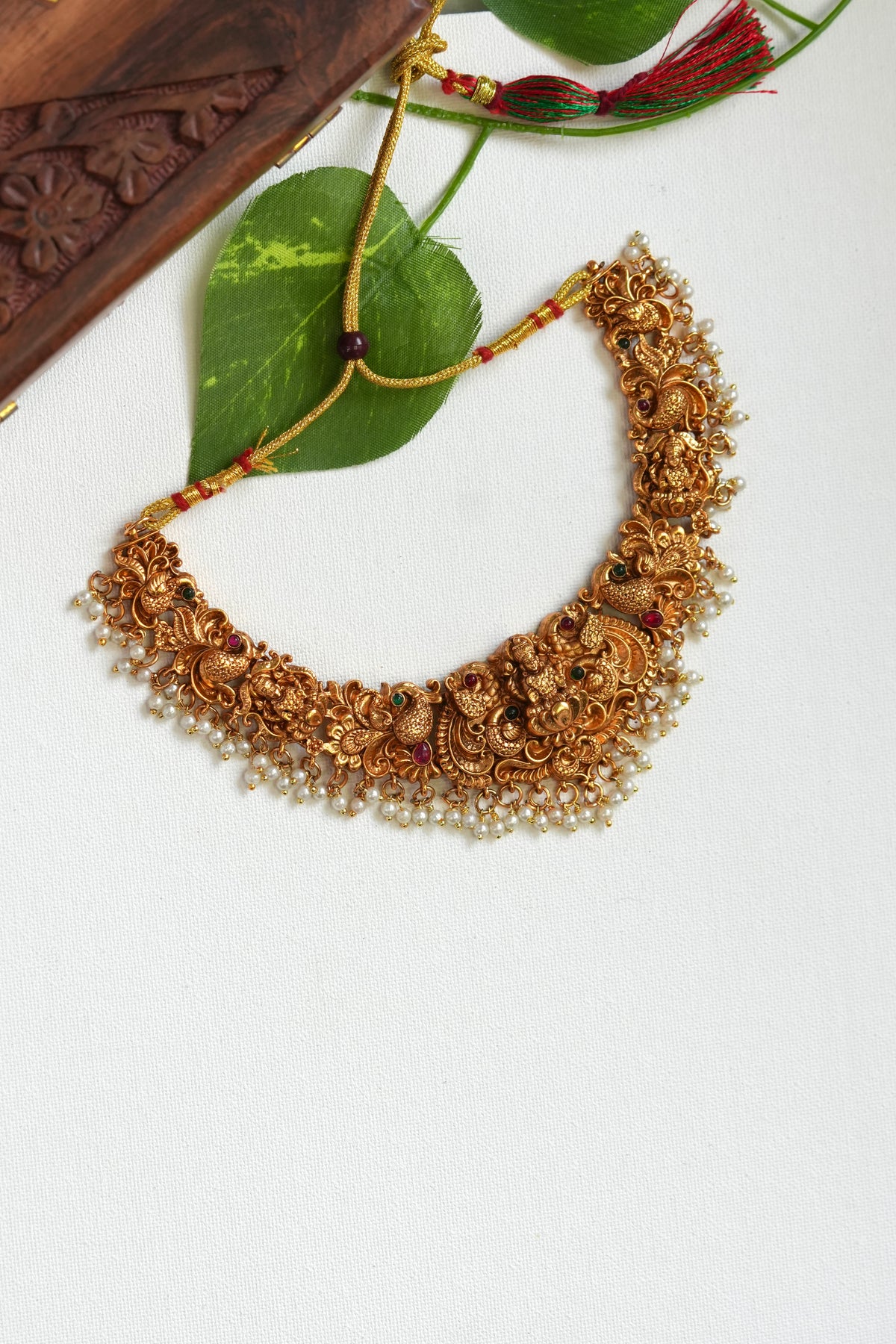 Amritha Mayuri Lakshmi Necklace Set - TN003