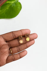 Amritha Shankari Coin Necklace Set - TN006