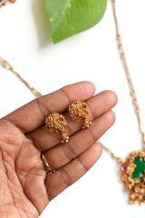 Antique Gold Finish Lakshmi Long haram Set - LH002