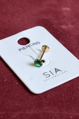Ruby Drop Nose Pin-NP