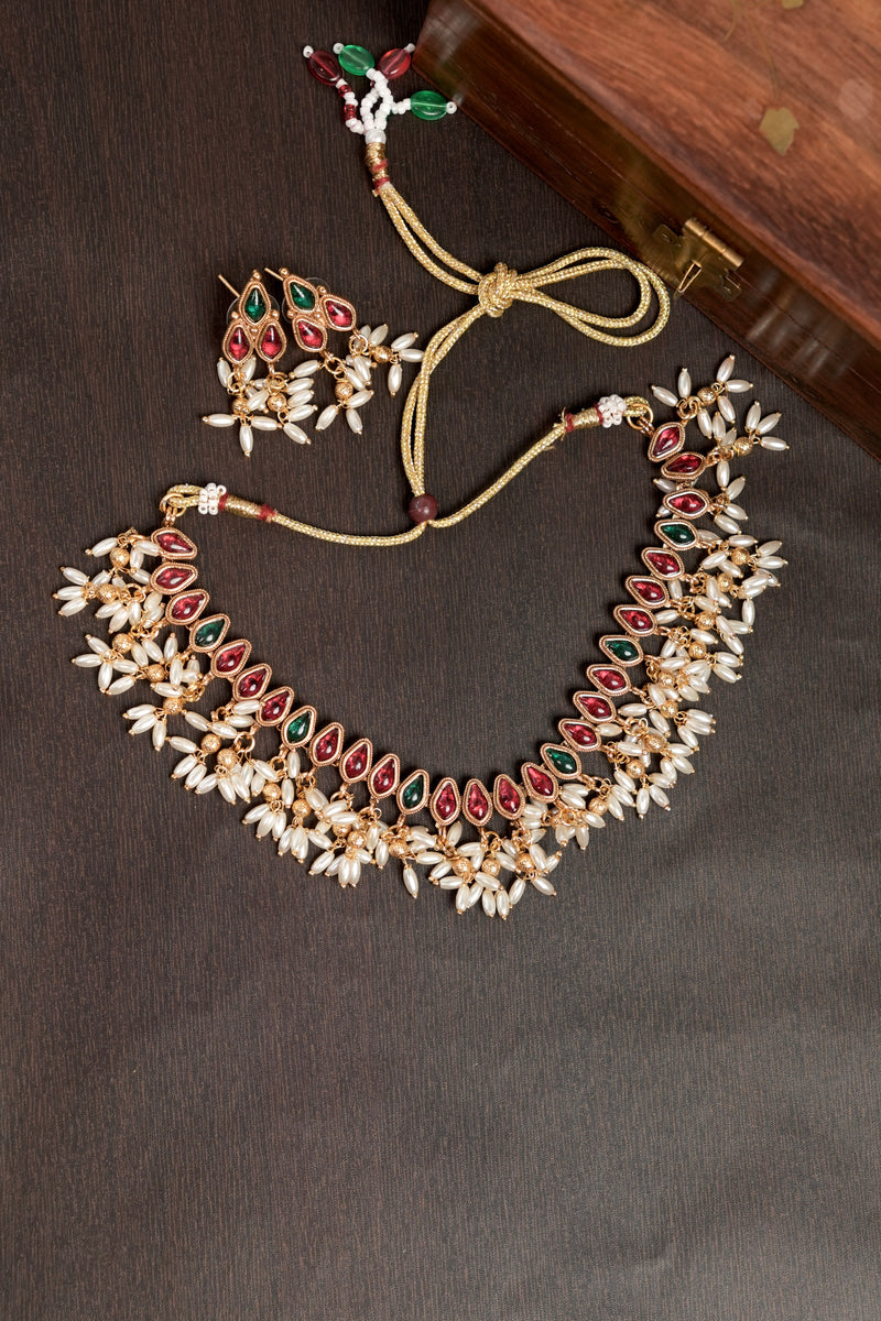 Kanchana Antique Necklace Set - TN010