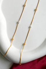 Parasparam Design elegant Gold plated Anklet - GA01