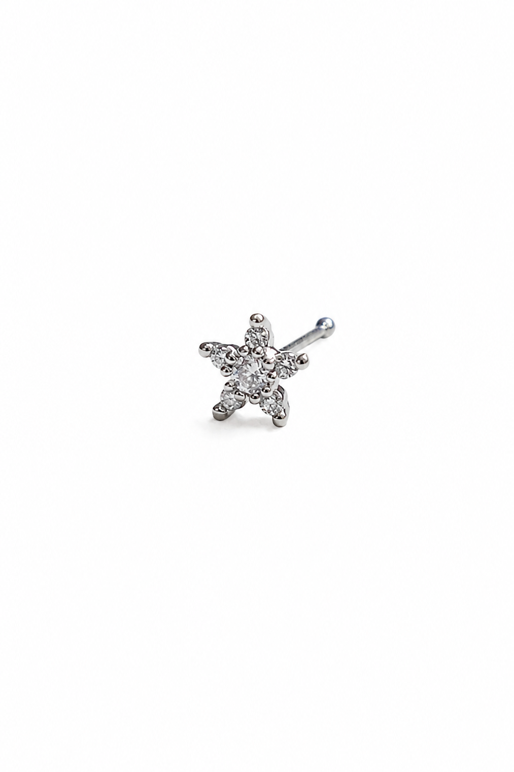 Elegant Matte finish Stainless steel Nose pin - MNP02
