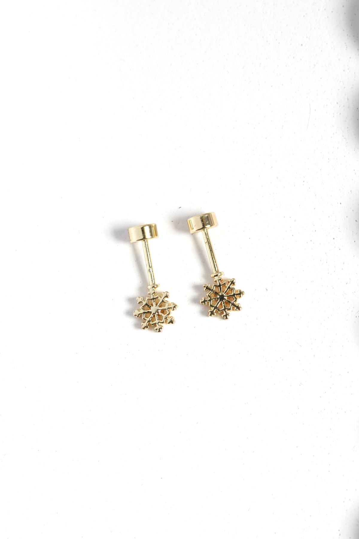 Minimal Snowflake Design Anti tarnish Bugadi