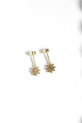 Minimal Snowflake Design Anti tarnish Bugadi