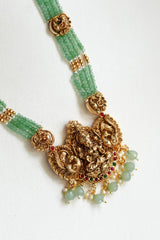 Amritha Devyani Antique Long Haram Set - LH009