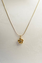 316 L Rose Pendant Anti tarnish Chain - AC11