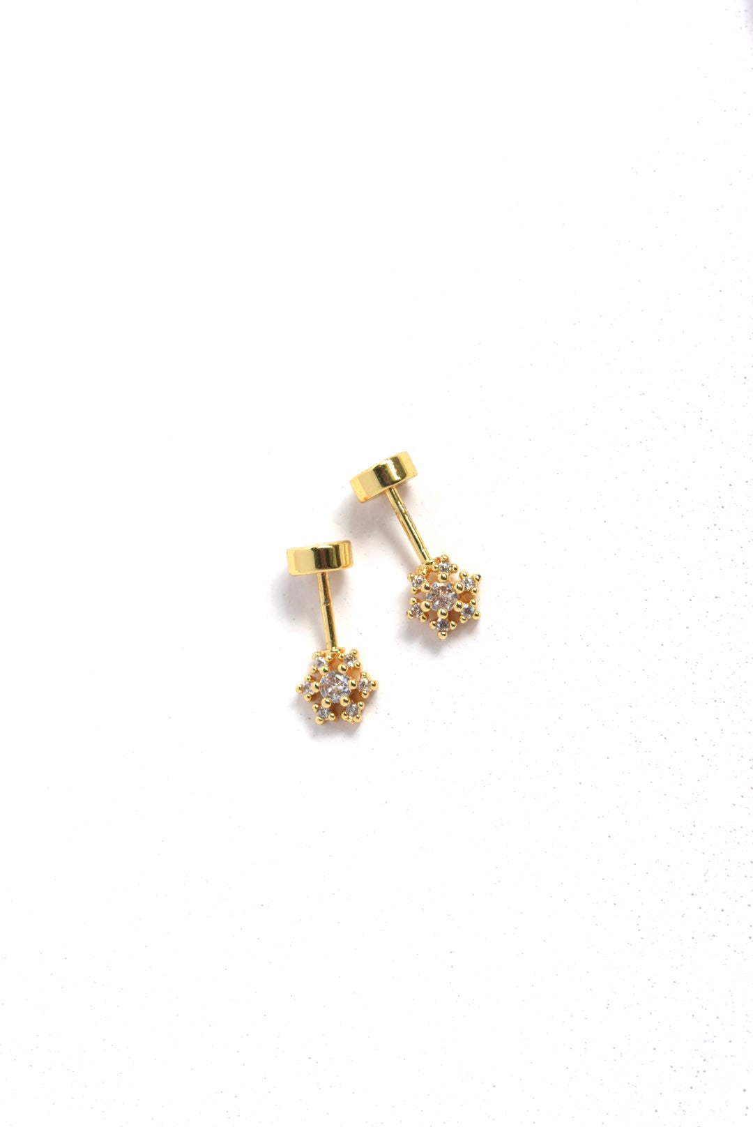 Classic CZ Flower Anti-Tarnish Bugadi