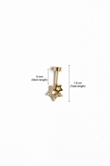 Gold Double Star Anti tarnish Bugadi