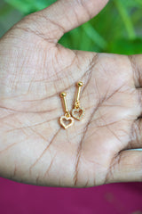 Love Shaped gold plated Bugadi