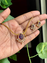 Luxury Teardrop Pendant Necklace - AN01