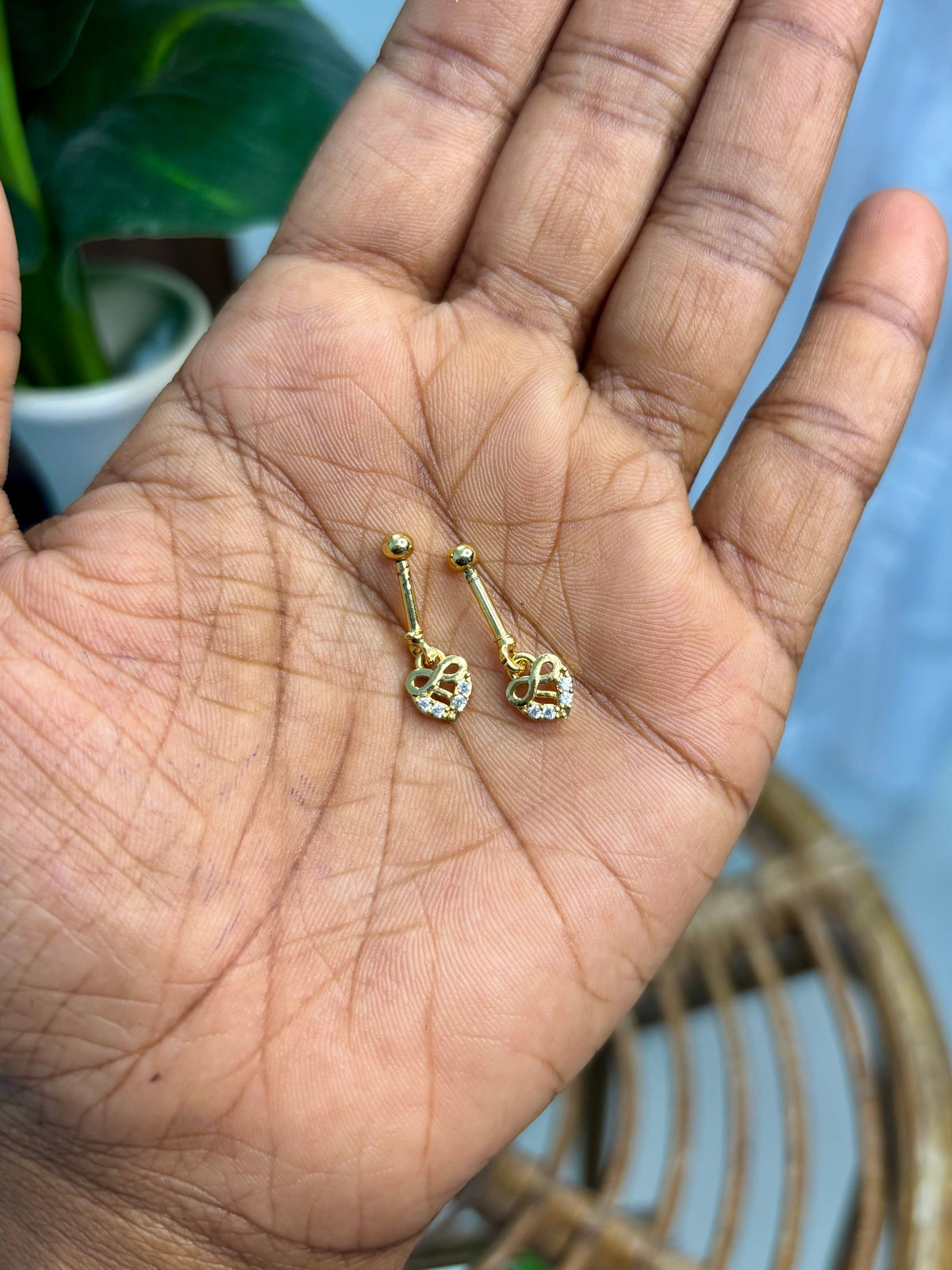 Cute Infinity love gold plated Bugadis - GB02