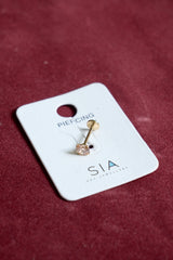 Ruby Drop Nose Pin-NP