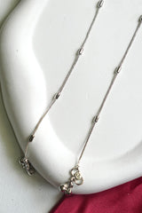 Elegant Silver Anklet - GA08