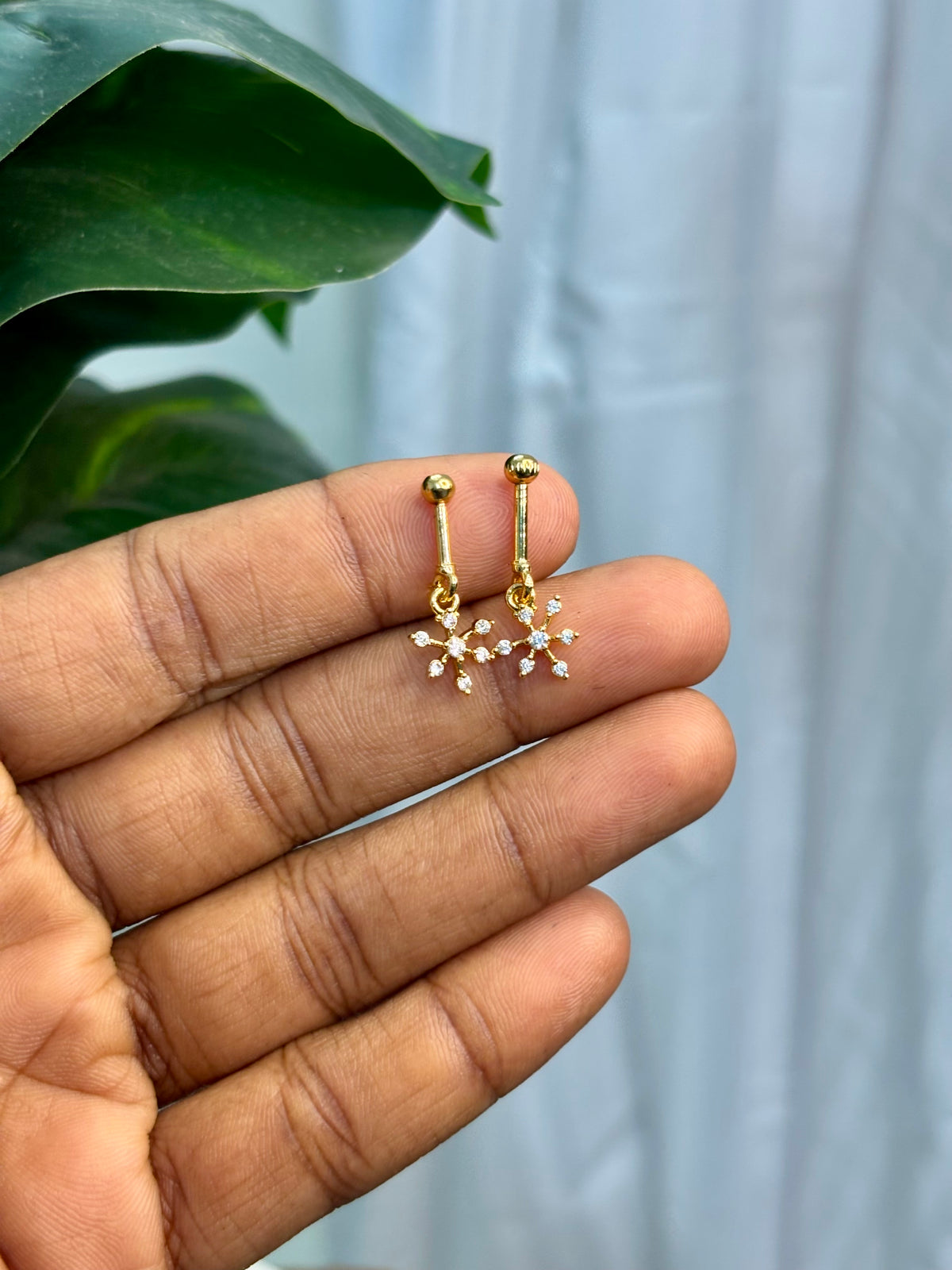 Sparkling Star Gold plated Bugadis - GB01